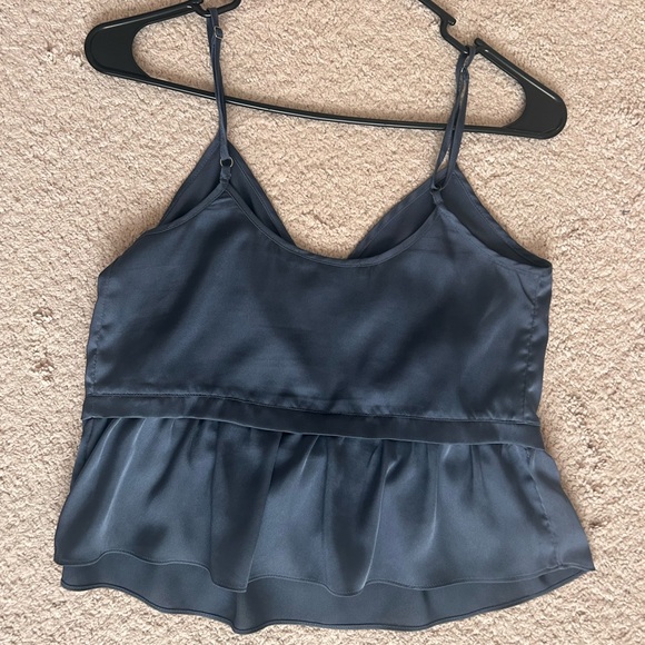 BLUE ABERCROMBIE AND FITCH BLOUSE - Picture 3 of 4